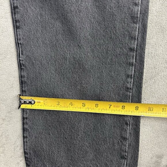 Gap Jeans Mens 28x28” Faded Black Baggy Fit Denim Y2K Skater Grunge Pants - Picture 4 of 14